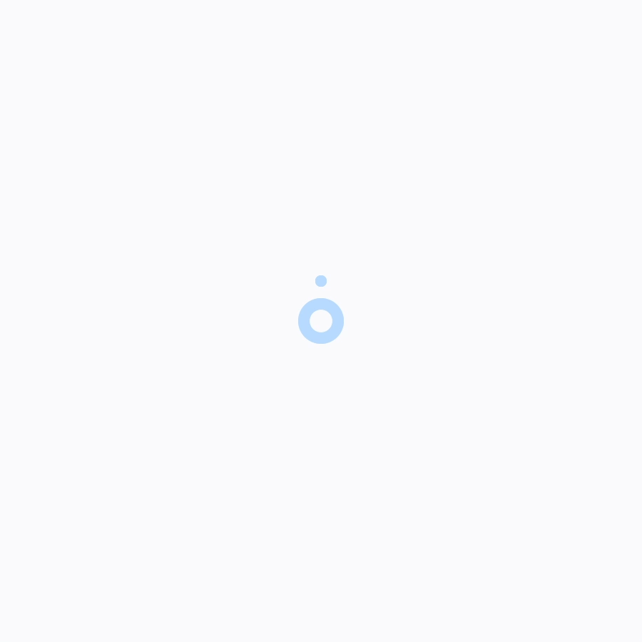 Animated pale blue circular motion study on a light background