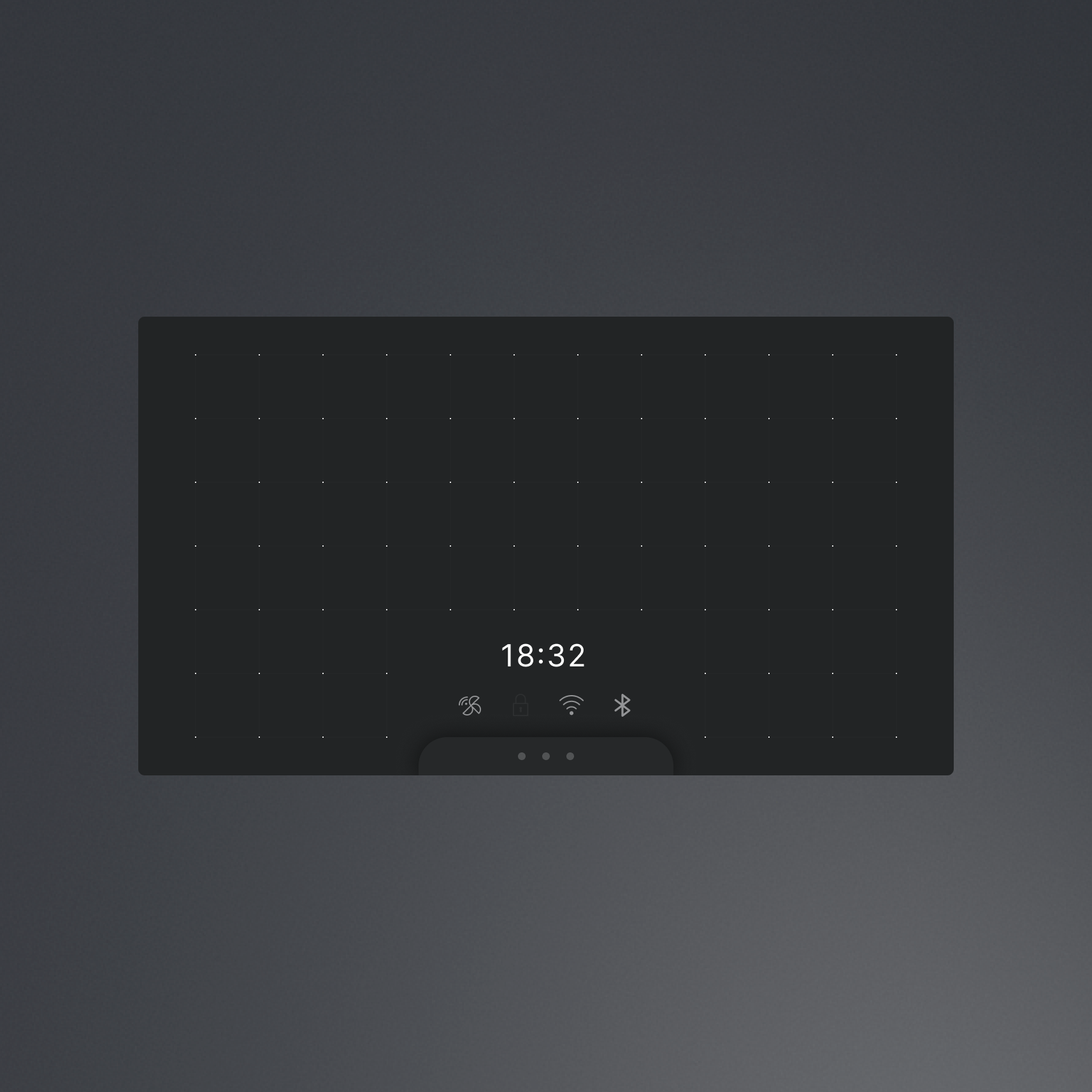Induction Cooktop controls showing timer and cooking zones